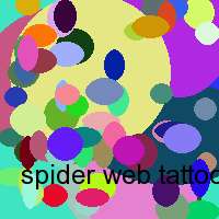 spider web tattoo