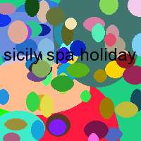 sicily spa holiday